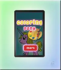Coloring Pony Screen Shot 2