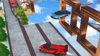 Extreme Car Stunt 3D: เกมขับรถบ้า Screen Shot 2