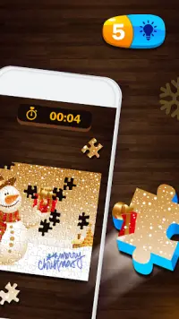 Weihnachten Puzzle Spiele Screen Shot 3