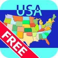 地図ソリティア Free - アメリカ