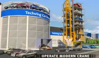 Akıllı Vinç Otomobil Nakil Kamyonu Sürüş 3D Screen Shot 5