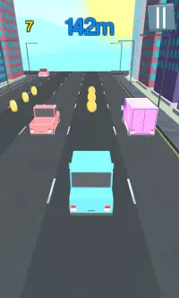 Rushy City: Traffic Dodge Runner Screen Shot 5