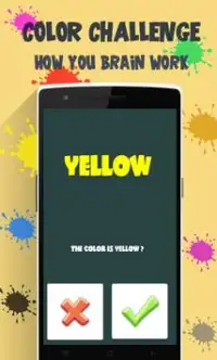 Color Challenge - Brain Game Screen Shot 3