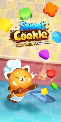 Sweet Cookie : Match3 puzzle in wonderland Screen Shot 0