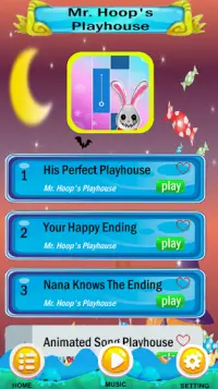 Mr Hopp's Playhouse Piano Game Screen Shot 0