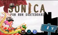 Sonica Fun Run Skateboard FREE Screen Shot 0