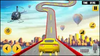 City Sky Climb Car Stunts : New Car Games Screen Shot 2