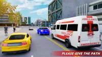 City Ambulance Driving Games Screen Shot 3
