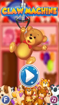 Teddy Bear Grab Claw Machine Screen Shot 0