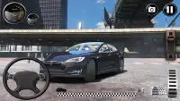 Drive Tesla Race Sim - Luxury Car 2019 Screen Shot 1