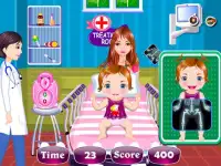 बेबी डॉक्टर लड़कियों को खेलों Screen Shot 7