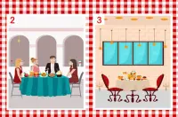 Restaurant Find Difference Screen Shot 1