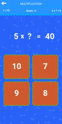 Math Exercises And Game Screen Shot 5