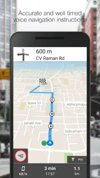 GPS Driving Route® - Offline Map & Live Navigation Screen Shot 1