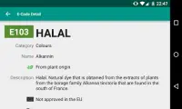 Halal E-Numbers Screen Shot 6