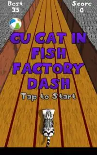 Cu Cat in Fish Factory Dash Screen Shot 0