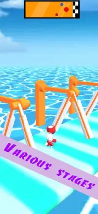 Death Running; Funny 3D Water Race Screen Shot 1