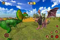 leão quimera dragão vs dinossauro selvagem Screen Shot 4