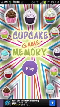 Cupcakes Memory for Kids Screen Shot 0