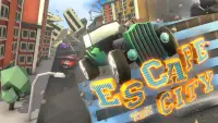 Escape The City Endless Car Games: Falling City 3D Screen Shot 6
