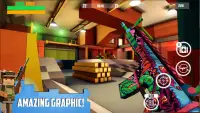 Block Gun: Multiplayer FPS- Waffen Online Spiele Screen Shot 1