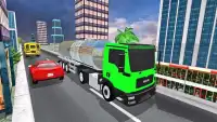 Heating Oil Tanker Truck Transport Drive Simulator Screen Shot 2
