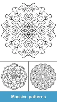 100  Mandala coloring pages Screen Shot 3