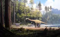 恐竜のジグソーパズル Screen Shot 1