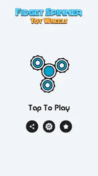 Fidget Spinner Toy Wheels Screen Shot 0