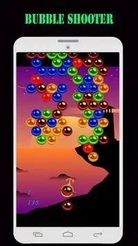 Bubble Shooter Night Screen Shot 1