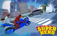 Light Speed Hero Bike Taxi Driving Game Screen Shot 0