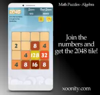 Math Puzzles - Algebra Game, Mathematic Arithmetic Screen Shot 2
