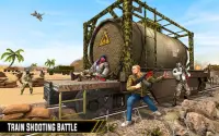 US Army Train Gunship Attack : Train Driving Games Screen Shot 14