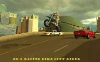 Racing Bike City Rider Screen Shot 2