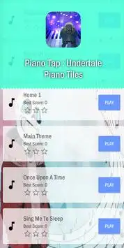 Tap Piano :  Undertale Piano Tiles Screen Shot 3