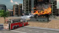 Pemadam kebakaran Truk Sim 16 Screen Shot 10
