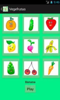 Vegetables and fruits Screen Shot 1