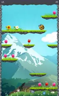 Nerdy Bee FallDown Screen Shot 2