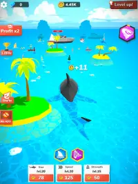 Idle Shark World - Tycoon Game Screen Shot 8