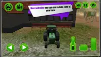 Pertanian Harvest Tractor Sim Screen Shot 6