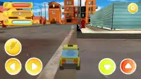 سباق السيارات لعبة: الطريق السريع، حيلة وهدم سيم 1 Screen Shot 1
