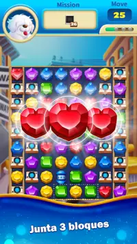 Jewel City : World Tour Match 3 Puzzle Screen Shot 2