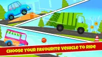 Tizi Town Car Racing for Kids Screen Shot 1