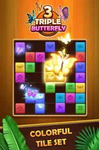 Triple Butterfly - A brand-new block matching game Screen Shot 0