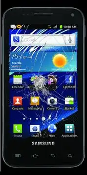 Broken Screen Prank 2 - Cracked Glass Mobile Phone Screen Shot 1