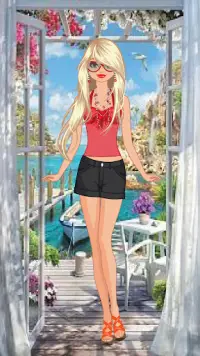 Dress Up Girl Game - Beach Fashion Screen Shot 2