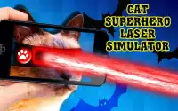 Cat Superhero laser simulator Screen Shot 1