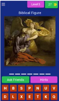 Bible Character Quiz (Bible Game) Screen Shot 2