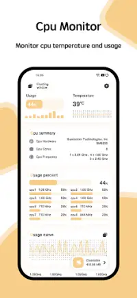 CPU Monitor - temperature Screen Shot 4