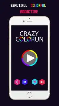 Crazy Color Run Screen Shot 0